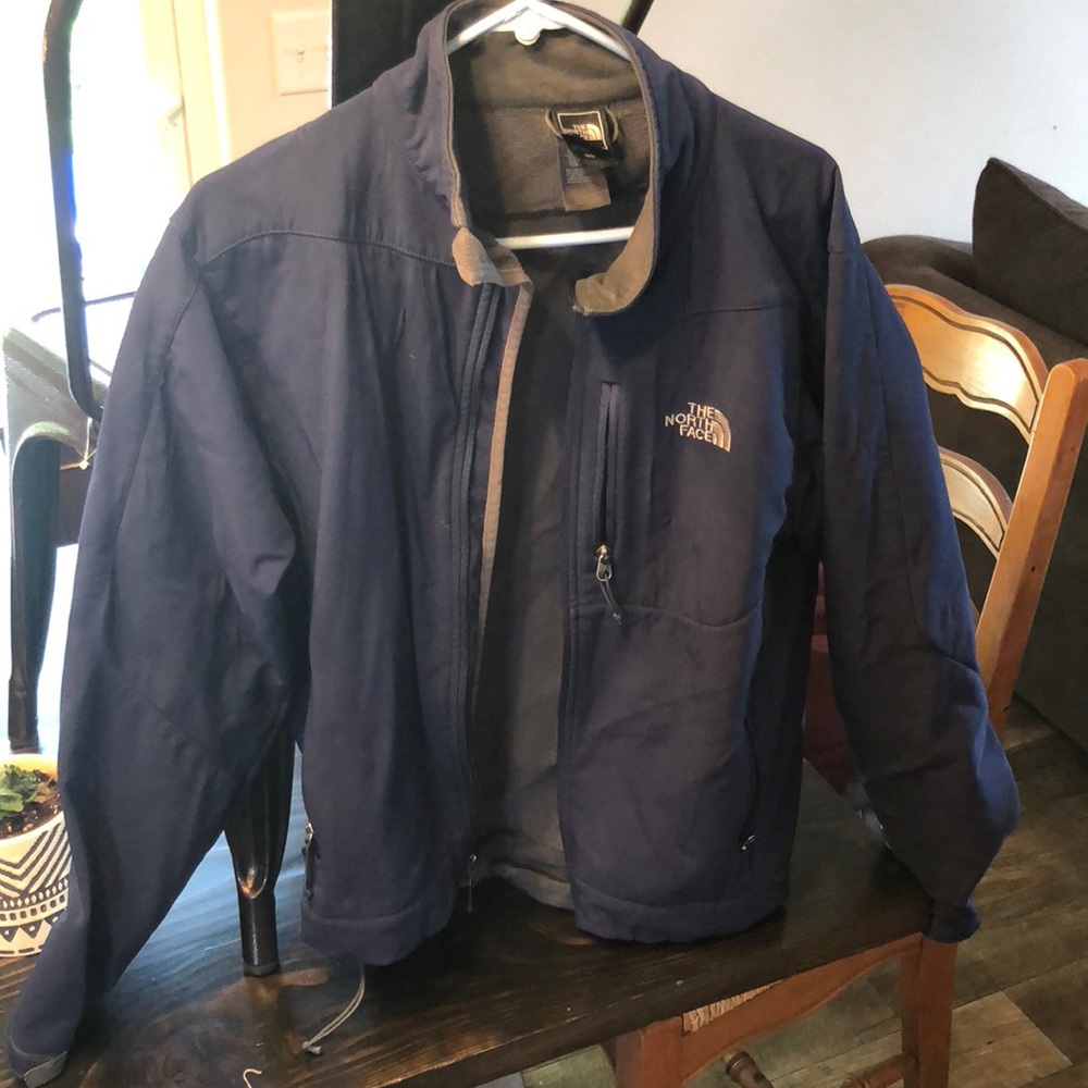Thick north face rain jacket